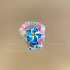 À primeira vista ~ anel de flor de ovo com contas design de minoria feminina único anel de dedo de comida alto valor de cor anel para festa de estudante