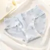 Calcinhas Femininas Doces Sem Costura Estilo Japonês, Confortáveis de Cintura Média Respiráveis Confortáveis com Cintura Elástica Franzida