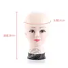 Molde de cabeza modelo de cabeza falsa accesorios modelo de cabeza de PVC cabeza de muñeca calva molde de cabeza de hombre y mujer cabeza para usar sombrero peluca