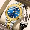 Reloj Popular para Hombre de Negocios de Movimiento de Cuarzo con Fondo Transparente, Correa de Acero, Esfera Redonda, Resistente al Agua 40m, Esfera Grande para Hombre