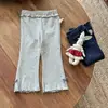 Pantalones Timo para Niñas 25 Niños Otoño Nuevo Estilo Pantalones de Campana para Bebé Niña Primavera y Otoño Leggings Estilo Bebé Niña