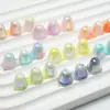 Campanita Bicolor Color UV Chapado Material para Colgante de Aretes Hechos a Mano DIY Cadena de Teléfono Móvil Accesorios de Joyería con Cuentas