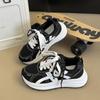 Zapatillas Chunky de Suela Gruesa para Mujer 2025 Otoño Nuevo Estudiante Lujo Ligero Populares Casuales Moda Zapatillas que Aumentan la Altura