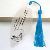 Poesia Clássica de Su Shi, Marcador de Página com Nervura de Folha de Magnólia, Elegante Marcador de Página Cultural e Criativo Estilo Chinês, Presente para Estudante de Literatura