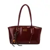 Bolsa de Ombro Simples e Elegante Estilo Francês Retrô para Mulheres, Tendência de Nicho Versátil para o Verão 2025, Bolsa de Mão para o Dia a Dia