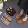 Sapatos Slip-On de Lã Tricotada Birkenstock com Salto Coberto, Sapatos Slip-On Casuais para Primavera, Mocassins Planos Leves