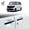 Adecuado para Nissan 25 Roox Moldura de Manija de Puerta Modificada Cubierta Protectora Decorativa Exterior de Manija de Puerta de ABS