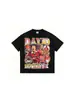 Camiseta de Manga Corta Stejwell American Cross-border Football Estampado Digital Algodón Puro de Peso Pesado Cuello Redondo Pulóver Manga Media Hombre Mujer