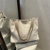 Bolsas Femininas Nova 2025 Bolsa Tote Nylon Grande Capacidade Casual Para o Dia a Dia Bolsa de Ombro Casual Literária