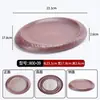 Shan Ye Feng Vajilla de Melamina Comercial Plato para Hot Pot Carne Di Long Cortada Frescamente Plato Creativo para Shabu-Shabu Plato de Preparación Platos de Forma Irregular