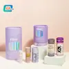 Tubo de Papel Cilíndrico Impreso en Color Dopamina Caja de Regalo Cilindro de Papel para Cosméticos y Perfumes Caja de Empaque