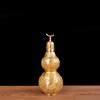 Hongda cheio de latão fofoca cabaça de cobre cabaça aberta decorações para casa varanda cobre cabaça ornamentos