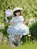 Vestido de Hada de las Flores para Niña Verano 2026 Nuevo Estilo Dulce Cumpleaños Infantil Vestido Abullonado Vestido Lolita de Princesa