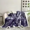 Manta Gruesa de Doble Capa de Lana de Cordero, Terciopelo de Leche, Franela y Forro Polar 2026 para Hogar, Dormitorio, Oficina, Transmisión en Vivo, Comercio Electrónico