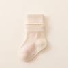 24 calcetines para bebé recién nacido primavera y otoño para bebés niños y niñas de algodón antideslizantes de media caña calcetines de piso para niños pequeños al por mayor 1