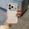 Funda de Teléfono con Diseño de Gato a Línea Simple para Apple 17 Pro Max, Alto Valor Estético para Chicas, Ventana Transparente Grande para Modelos 16/15