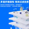 Algodón filtrante de cachemira deshilado a mano, algodón filtrante especial para acuarios, material filtrante de purificación de agua de alta densidad espesado, algodón de cachemira para acuariofilia