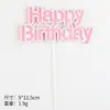 Marca Cake Pack Edición Plug-in Nuevo Color Dragón FelizCumpleaños Simple Cumpleaños Decoración para Hornear Suministros