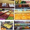 Cesta de Armazenamento de Rattan, Cesta de Bambu Trançado, Cesta de Exibição para Supermercado, Cesta de Bambu para Jardim de Infância, Bandeja de Frutas Trançada, Cesta de Frutas, Cesta de Lanches