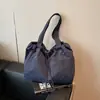 Bolsa de Lona tipo Tote Nueva Colección Verano 2025 para Mujer, Gran Capacidad, Moderna, Sencilla, Versátil, Bolso Cruzado para Hombro Transfronterizo
