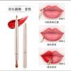 Escova de Lábios Dupla Cabeça Retrátil Corretivo Portátil Batom Escova Linha Lip Pincel Multifuncional Sombra Lip Glaze Pincel Beleza Ferramenta de Maquiagem