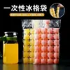 ^Bolsa de hielo desechable, bandeja para cubitos de hielo autosellante, caja pequeña de cubitos de hielo creativa y práctica para uso doméstico, molde para cubitos de hielo de gelatina de maracuyá