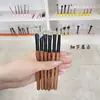 Pincel de Sombra de Ojos de Pelo de Zorro Nival para Aplicación de Color, Difuminado, Detallado, Sombra de Nariz, Iluminación - Pincel de Maquillaje de Pelo Animal Cangzhou Qingxian