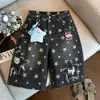 Jeans con parche de perro y estrella ChaoLi Youhuo, unisex, diseño holgado de verano, pantalones cropped de pierna ancha