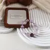 Pulsera Nueva de Moda Estilo Vintage de Amatista Boliviana y Lepidolita, Perfecta como Regalo de Qixi para un Amigo Cercano