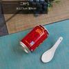 Pure White Ceramic Spoon Creative Ceramic Stir Long Handle Coffee Spoon Tempero Colher Pequena Colher Sopa Colher Pequena Colher de Arroz