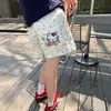 Lindos shorts de mezclilla de verano para mujer 2026 nuevos de cintura alta holgados adelgazantes versátiles de pierna ancha hot pants