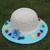 Sombrero de Sol con Borlas para Niños y Niñas, Sombrero de Verano Transpirable, Tejido de Borlas Estilo Étnico de Comercio Exterior
