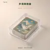 Caja Plástica Transparente Larga Ps para Empaque de Té y Almacenamiento de Póker, Forma Rectangular en Stock, Personalizable con Impresión de Logo