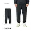 Moletom Americano Streetwear Pesado Outono e Inverno 320g, Modelagem Solta, Gola Redonda, Moletom Cross-border, Moletom com Capuz Personalizado Masculino
