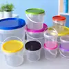 Venta Caliente del Fabricante Cubo Transparente de 1L Cubo para Plastilina Cubo para Slime Arena Espacial Cubo de Empaque Sellado Material de Grado Alimenticio