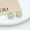 Cuentas de 16 mm Color Crema Agujero Recto Color Caramelo Acrílico Hecho a Mano con Cadena para Teléfono Móvil Colgante para Coche Accesorios de Collar