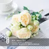 Decoración de Florero con Ramo de Peonías y Rosas Artificiales para Hogar, Boda, Flores Falsas de Seda Artificial Amazon AliExpress