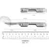 Acero de Alto Carbono Cuchillo Utilitario Afilado Hoja Quirúrgica Mini Navaja Plegable Cuchillo de Tallado Portátil Llavero para Desempaquetar
