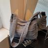 Bolso de Lona para Mujer 2025 Nuevo Versátil Moderno Ligero para Viaje Bolso Cruzado Casual de Gran Capacidad de un Solo Hombro para Axila