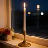Portavelas de Hierro Forjado Estilo Vintage Europeo Transfronterizo, Decoración de Escritorio para el Hogar Estilo Nórdico, Soporte para Velas, Adorno para Eventos de Team Building