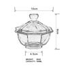 Tarro de Dulces de Vidrio Octogonal Geométrico Caja de Almacenamiento de Snacks de Fruta Seca Joyas Tarro de Almacenamiento para Cocina Doméstica Tarro de Té