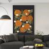 Pintura Decorativa Silenciosa para Sala de Estar Estilo Chinês e Antigo Murais de Parede de Fundo para Sofá com Flores Francesas Pintura de Parede para Corredor de Hall de Arte Moderno Simples