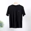 Camiseta Masculina de Gola Redonda com Manga Curta Transfronteiriça, Blusão Fino da Moda de Verão, Novo Top Masculino Estilo Coreano