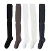 Calcetines Holgados de Color Sólido Estilo Jardín Combinados con Botas, Calcetines JK de Celebridad de Internet Estilo Perezoso, Calcetines Largos, Calcetines Largos de Otoño e Invierno