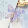 Xinzhimeng Accesorios para el Cabello Estilo Coreano Moda Placa de Acetato Clip de Mariposa Multicolor Niña Lindo Elegante Pinza de Cocodrilo Pinza de Cola