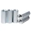 Conector Galvanizado Porca Longa Rosqueada Fêmea Conector de Fixação Metálico Adequado para Instalação de Ferragens e Máquinas, Resistente à Ferrugem e Durável
