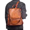 Mochila Retrô 2025 Novo Estilo Europeu e Americano Mochila Antifurto Grande Capacidade Bolsas Casuais Masculinas e Femininas Tendência Transfronteiriça