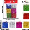 Decoraciones Navideñas Adornos Colgantes Arreglo para Árbol de Navidad Caja de Regalo Colorida Adornos Colgantes Espuma de Múltiples Tamaños Adornos para Caja de Regalo Colgantes