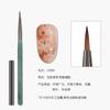 Pluma de Uñas Verde Esmeralda Traje Completo Pluma de Dibujo de Color Pluma de Terapia de Luz para Tirar Ultra Fina Pluma de Barrido Pluma Universal para Picar y Picar Pluma de Terapia de Luz