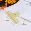 Clips para Archivo de Cristal de Colores, Clips de Plástico Acrílico, Clips Largos para Archivo de Documentos Estudiantiles, Almacenamiento Portátil, Estilo Ins